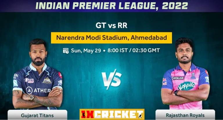 IPL 2022 GT vs RR Final Match Win Prediction
