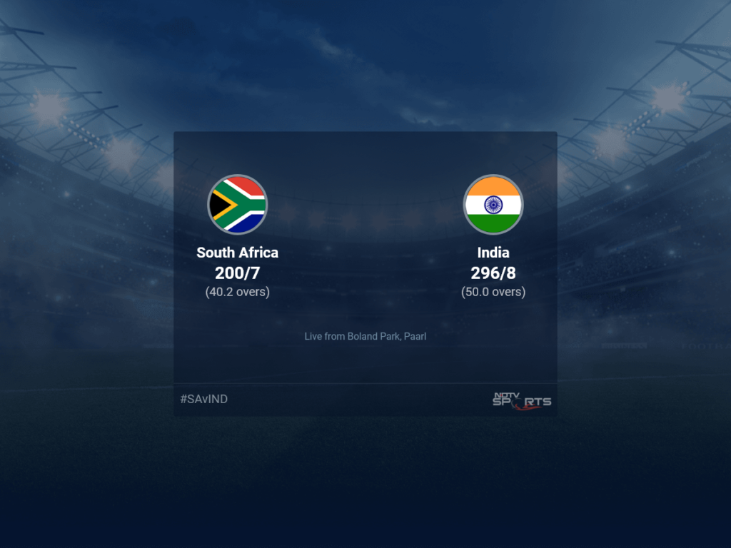 South Africa vs India live score over 3rd ODI ODI 36 40 updates | Cricket News