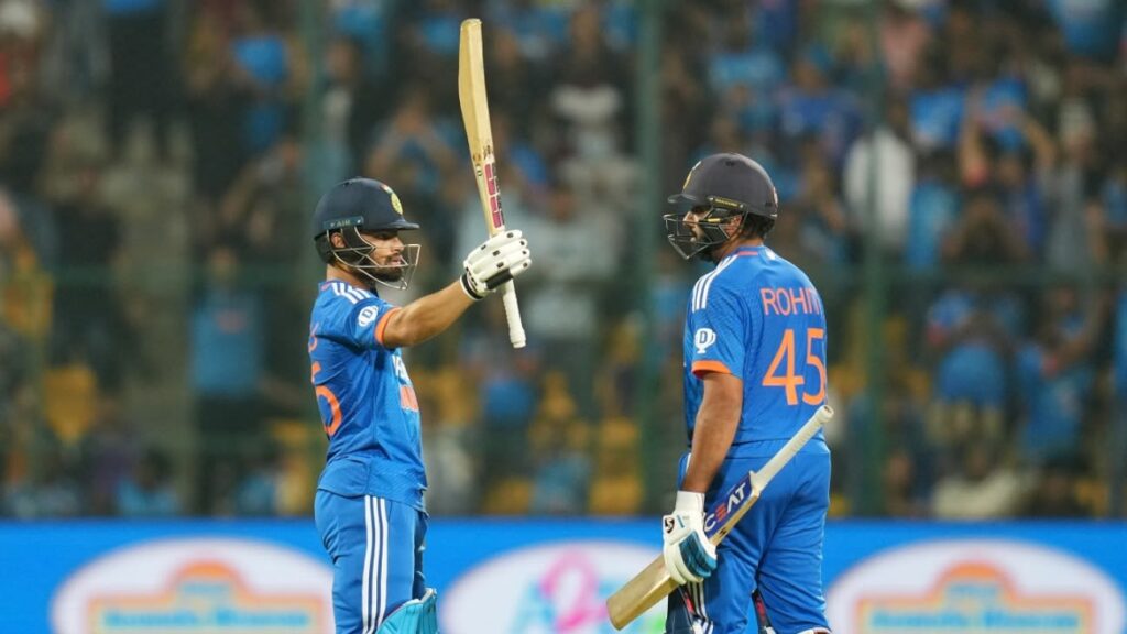 Ball-by-ball: Rohit and Rinku set the Chinnaswamy on fire