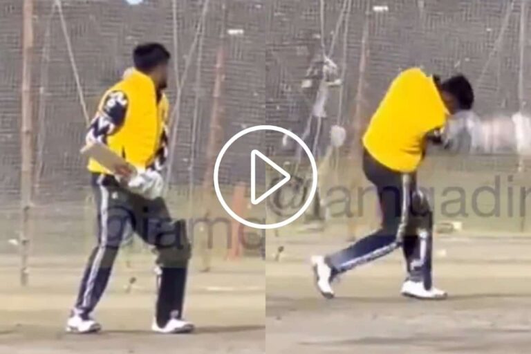 [Watch] Babar Azam Practicing Rishabh Pant’s Famous Shot in the Nets During PSL 2024 • ProBatsman