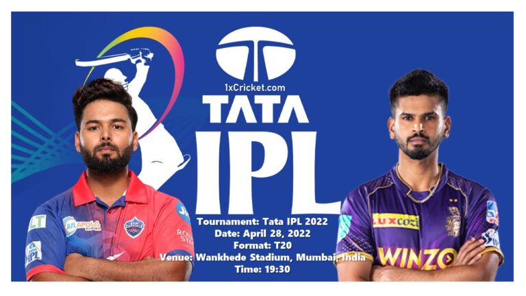 IPL 2022 DC vs KKR Big Match Final Prediction & Live Streaming