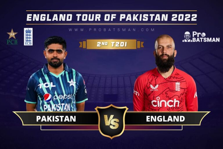 PAK vs ENG Dream11 Prediction With Stats, Pitch Report & Player Record of England tour of Pakistan, 2022 For 2nd T20I – ProBatsman