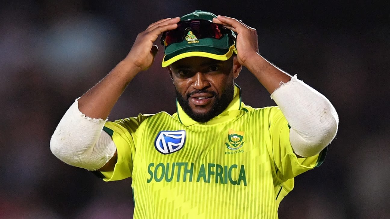 Bavuma to lead South Africa at T20 World Cup, injured van der Dussen out