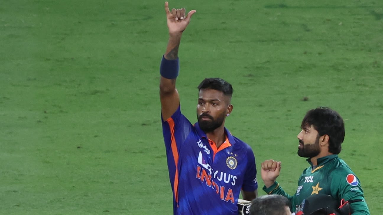 Hardik Pandya breaks into top five in ICC rankings for T20I allrounders