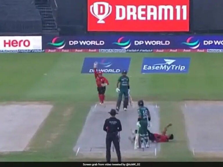 Pakistan vs Hong Kong: Ehsan Khan Takes Sharp Return Catch To Dismiss Babar Azam In Asia Cup Clash. Watch | Cricket News