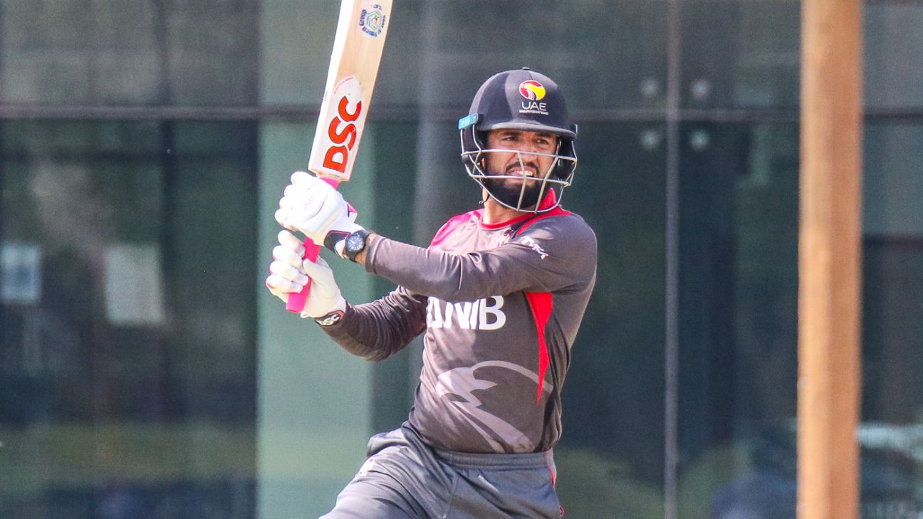 Rohan Mustafa, UAE's most-capped player, dropped from T20 World Cup squad