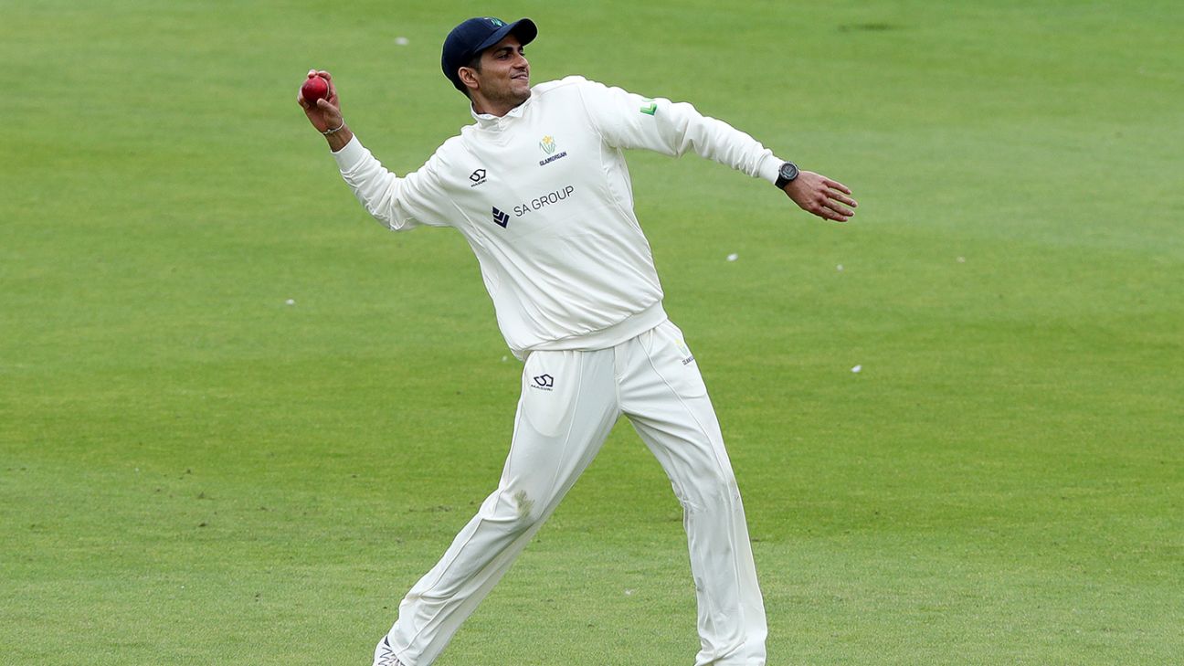 Shubman Gill shines between rain breaks with classy 92 on Glamorgan debut