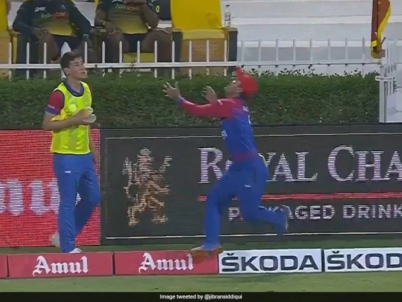 Watch: Najibullah Zadrans Juggling Act At Boundary Fence Brings About Dasun Shanakas Dismissal