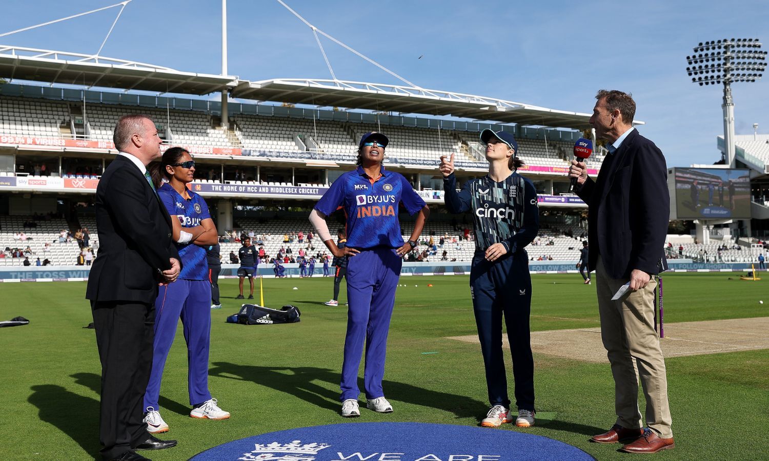 WATCH: Jhulan Goswami walks out for toss in her final match