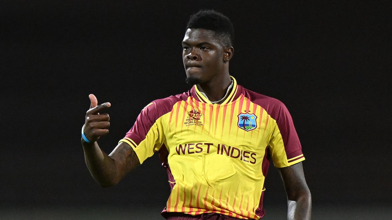 Alzarri Joseph the difference as West Indies keep T20 World Cup hopes alive