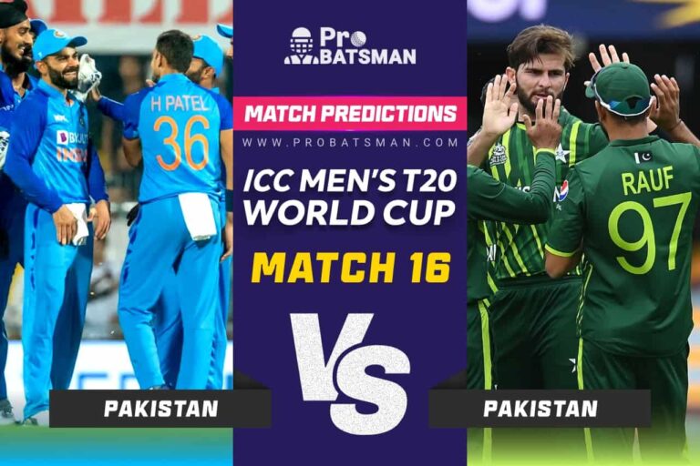 IND vs PAK Match Prediction – Who Will Win Today’s Match of T20 World Cup 2022 Between India & Pakistan? – ProBatsman