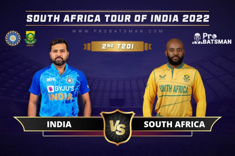 IND vs SA Dream11 Prediction With Stats, Pitch Report & Player Record of South Africa tour of India, 2022 For 2nd T20I – ProBatsman