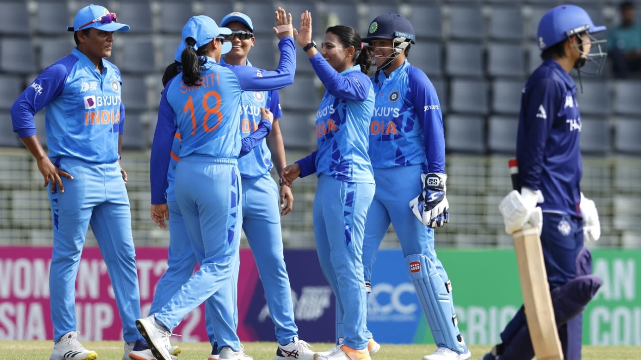 India coast to big win after spinners rule roost over Thailand