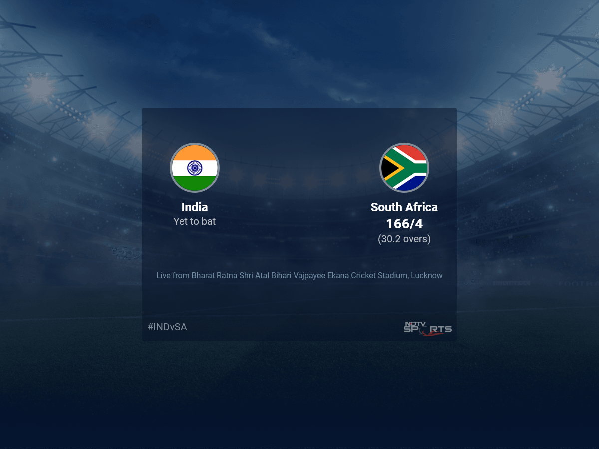 India vs South Africa live score over 1st ODI ODI 26 30 updates | Cricket News