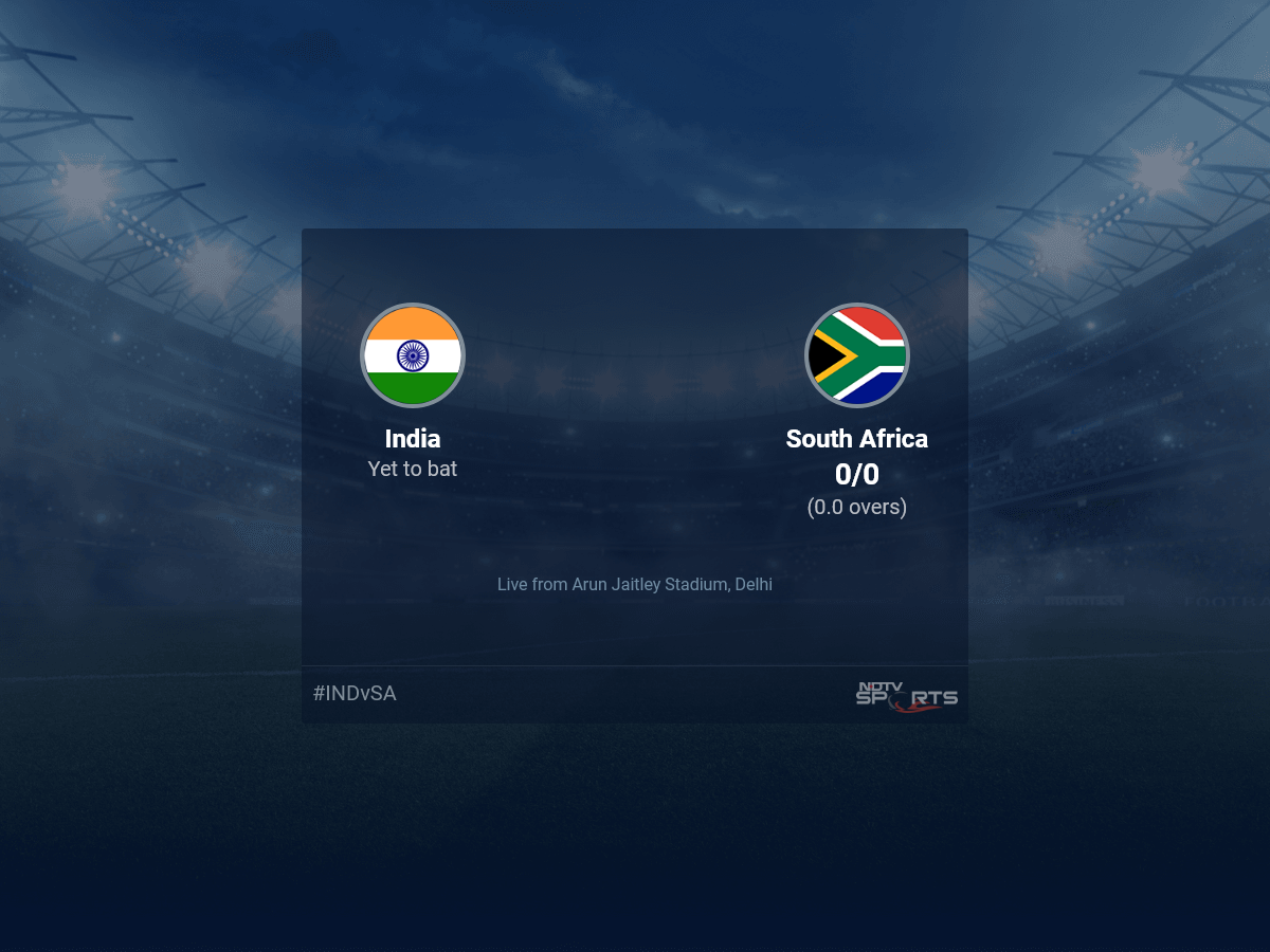 India vs South Africa live score over 3rd ODI ODI 1 5 updates | Cricket News