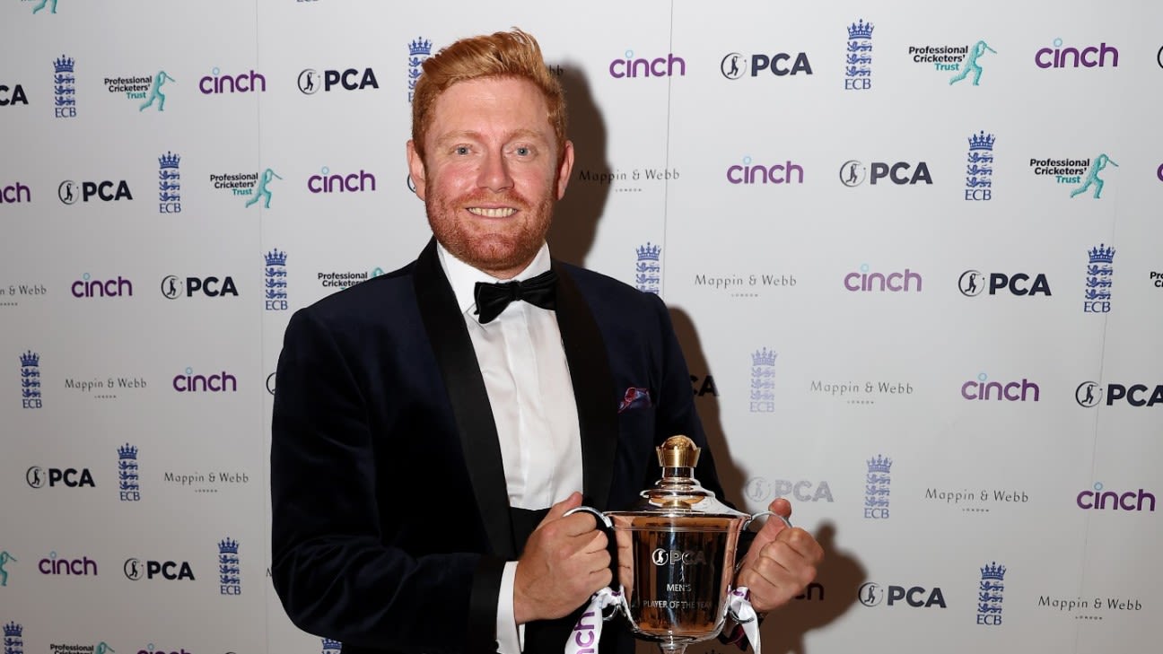 Jonny Bairstow, Nat Sciver named as PCA Players of the Year at annual awards