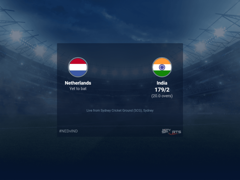 Netherlands vs India live score over Super 12 – Match 11 T20 16 20 updates | Cricket News