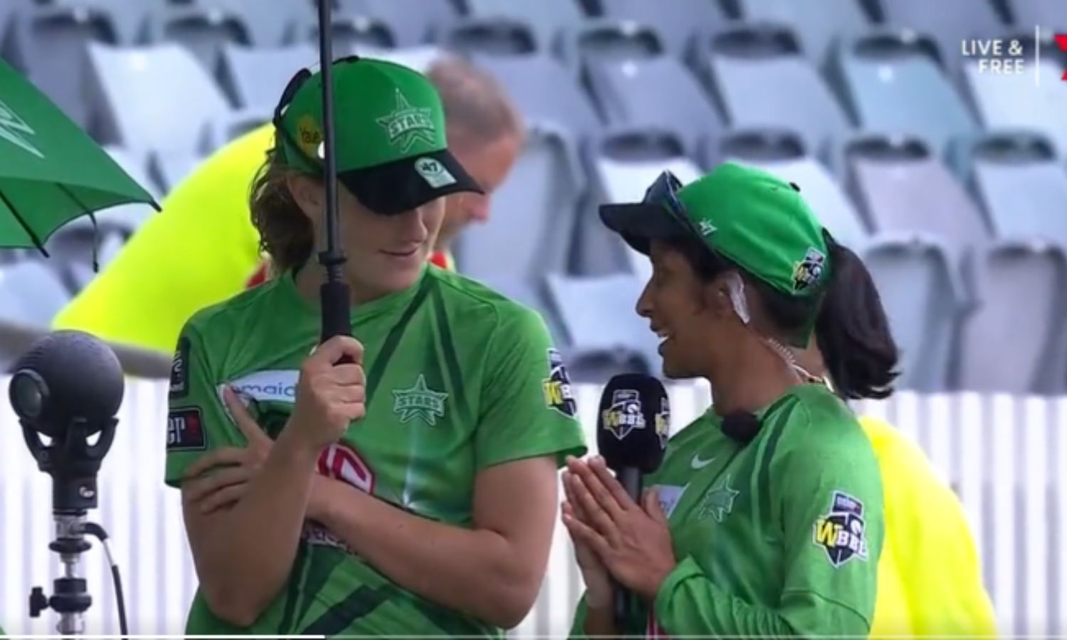 WATCH: Jemimah Rodrigues teaches Hindi to Australia's Annabel Sutherland