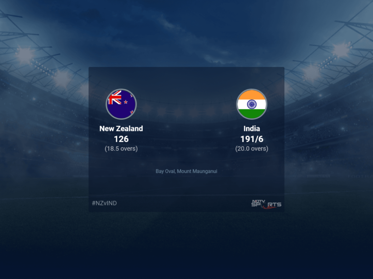 New Zealand vs India live score over 2nd T20I T20 16 20 updates | Cricket News