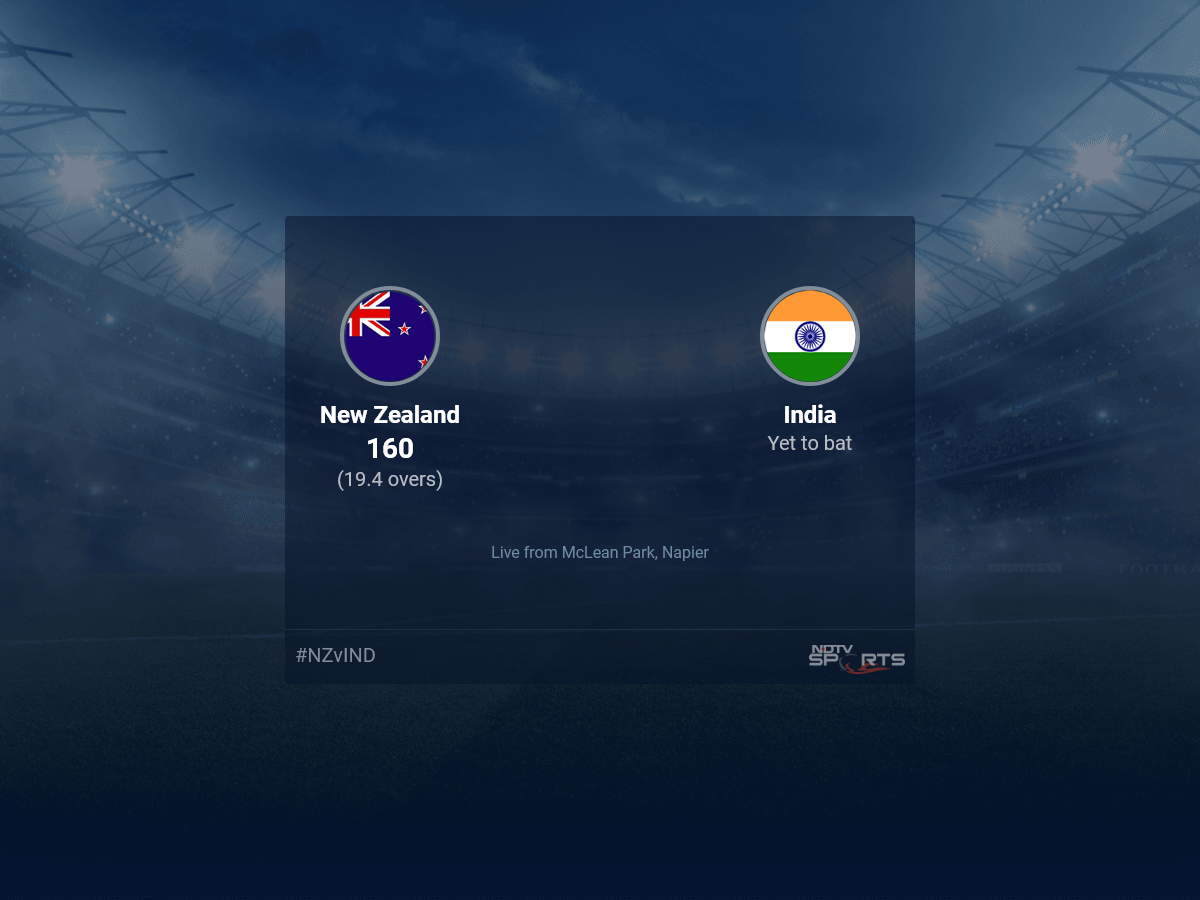 New Zealand vs India live score over 3rd T20I T20 16 20 updates | Cricket News