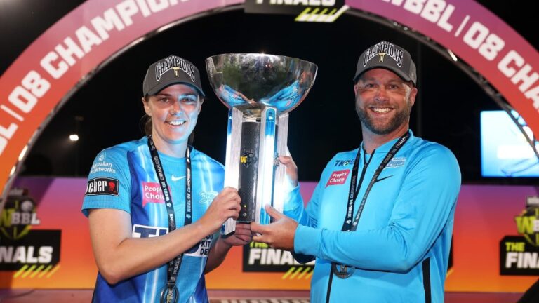 Tahlia McGrath on WBBL win – ‘This is special for different reasons’