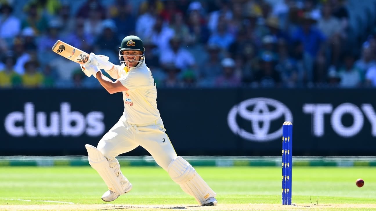 Warner approaches landmark century as Australia cement control