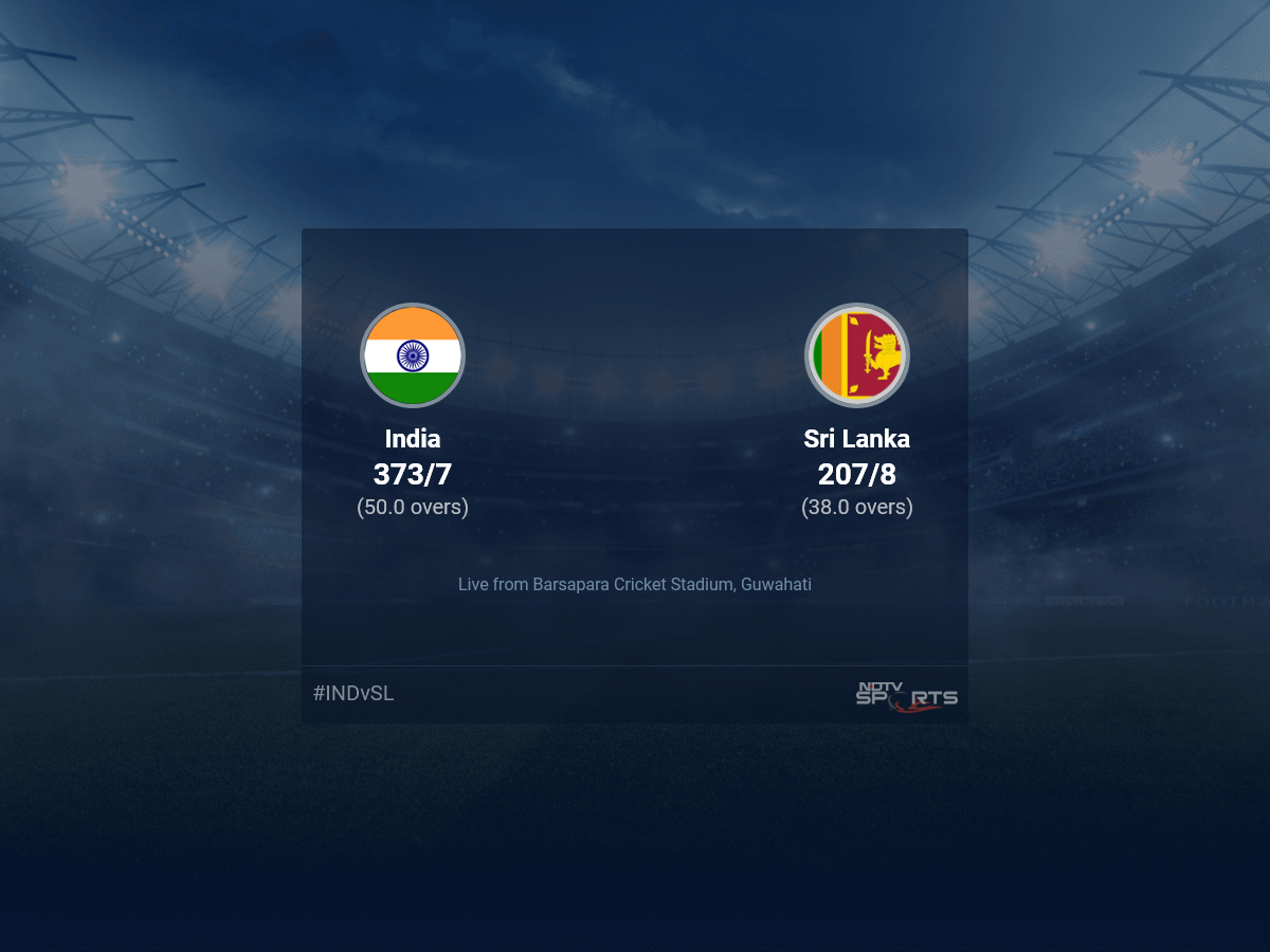 India vs Sri Lanka live score over 1st ODI ODI 36 40 updates | Cricket News
