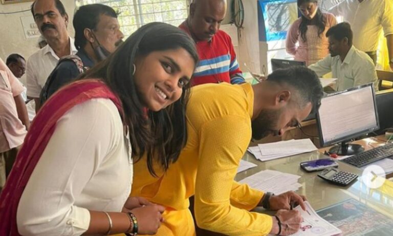 Indian cricketer Veda Krishnamurthy gets married on late mother’s b’day