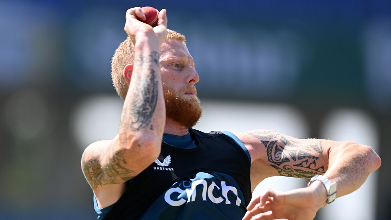 Stokes steps up bowling workload but will continue as specialist batter
