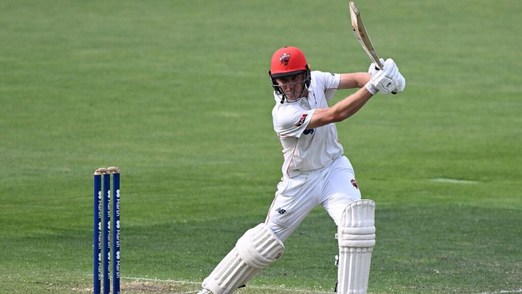 McSweeney's ton and McAndrew's strikes put pressure on leaders Tasmania
