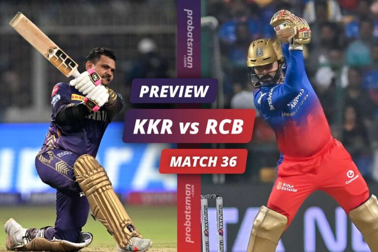 IPL 2024 – Match 36: KKR vs RCB Match Preview, Playing XI, Players to Watch, Key Stats • ProBatsman