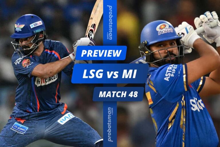 IPL 2024 – Match 48: LSG vs MI Match Preview, Playing XI, Players to Watch, Key Stats • ProBatsman
