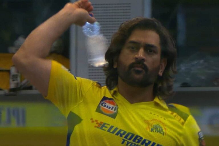 IPL 2024: ‘Stop Focusing On Me’ – MS Dhoni Lashes Out at Cameraman, Threatens to Hit Him With Bottle • ProBatsman