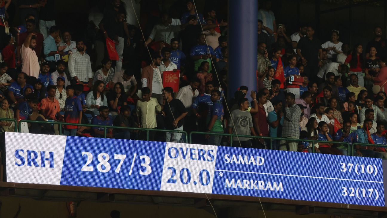 Rock-bottom RCB brace for more SRH fireworks in Hyderabad