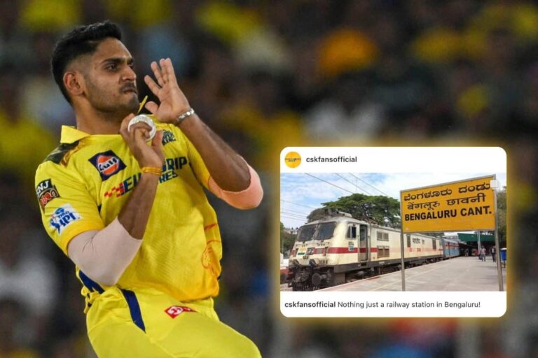 CSK’s Tushar Deshpande Mocks RCB on Instagram After IPL Eliminator Loss, Quickly Deletes Post • ProBatsman