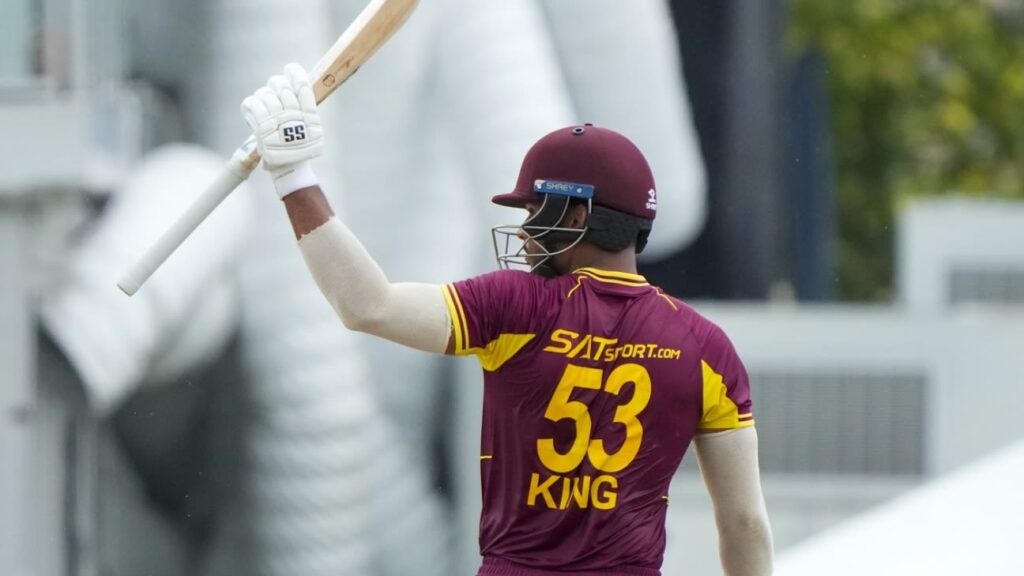 Hendricks' 87 in vain as King shines on home soil for West Indies