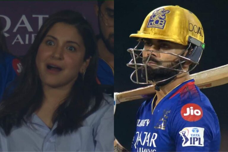 IPL 2024: Anushka Sharma’s Mini Heart-Attack Moment as Virat Kohli Survives Run Out • ProBatsman