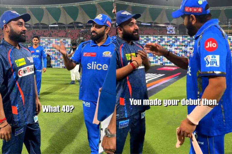 IPL 2024: Rohit Sharma Accuses Amit Mishra of Age Fraud • ProBatsman
