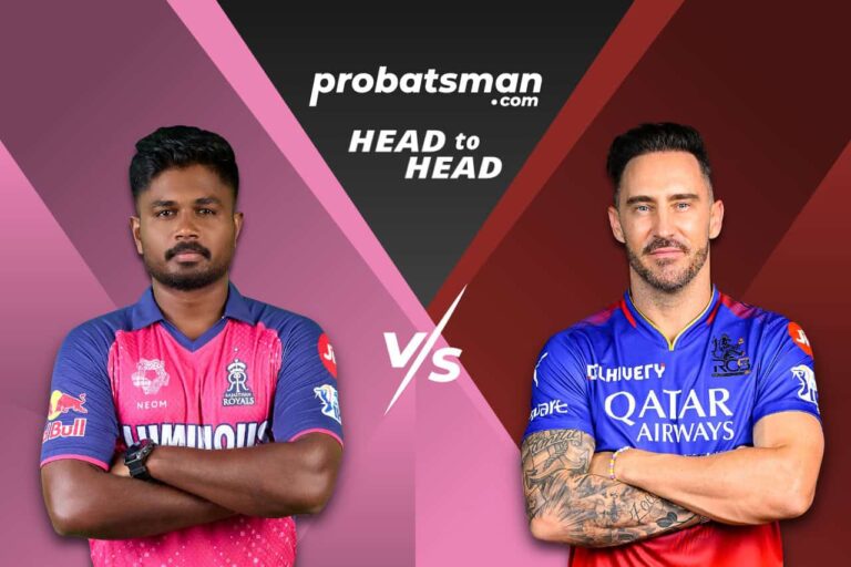 IPL 2024 – Eliminator: RR vs RCB Head-to-Head Records Between Rajasthan Royals vs Royal Challengers Bengaluru • ProBatsman