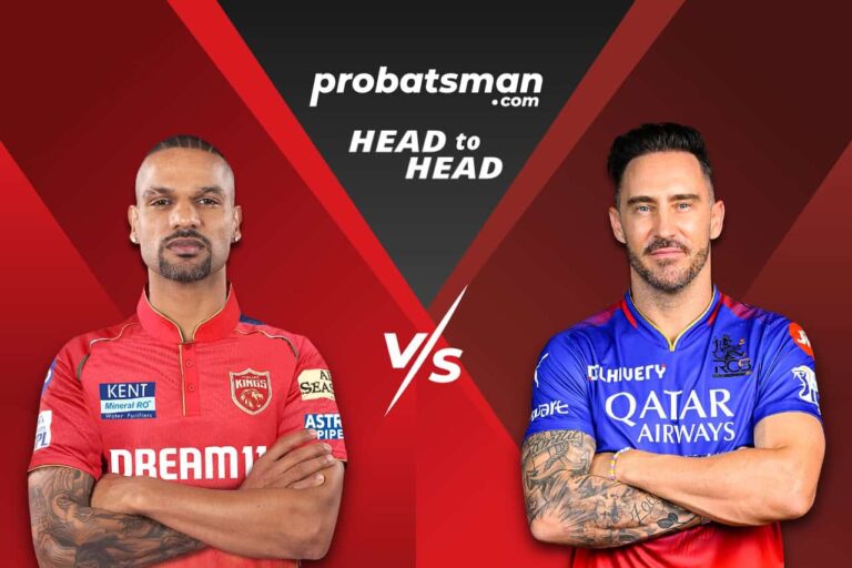 IPL 2024 – Match 58: PBKS vs RCB Head-to-Head Records between Punjab Kings vs Royal Challengers Bengaluru • ProBatsman