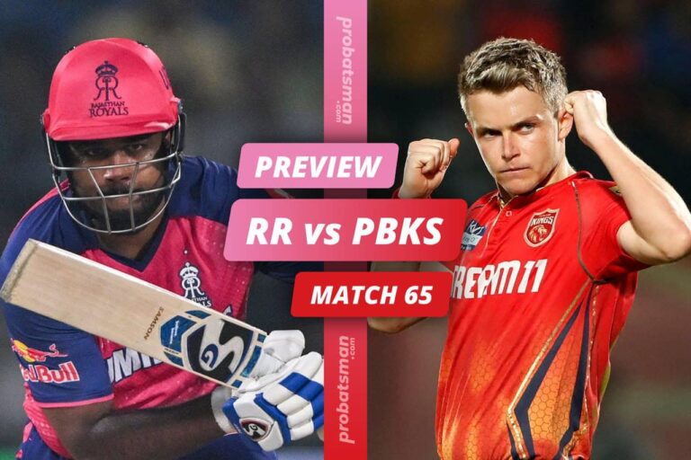 IPL 2024 – Match 65: RR vs PBKS Match Preview, Playing XI, Players to Watch, Key Stats • ProBatsman