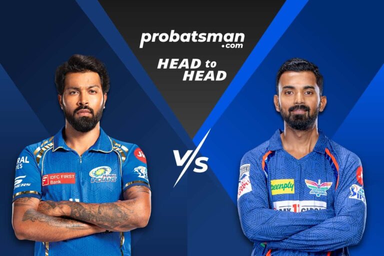 IPL 2024 – Match 67: MI vs LSG Head-to-Head Records Between Mumbai Indians vs Lucknow Super Giants • ProBatsman