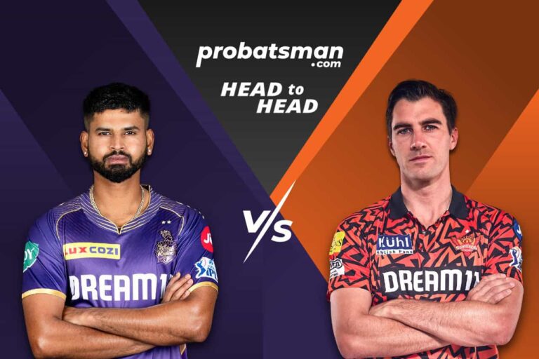 IPL 2024 – The Final: KKR vs SRH Head-to-Head Records Between Kolkata Knight Riders vs Sunrisers Hyderabad • ProBatsman