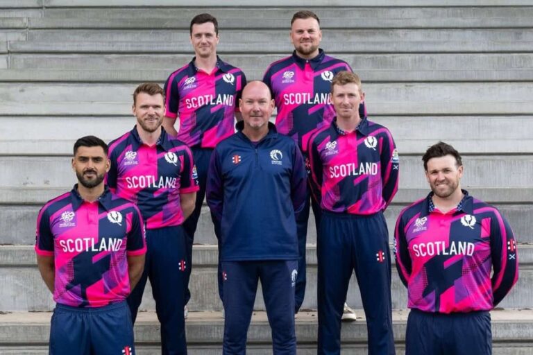 Indian Brand Steps Up as Sponsor for Scotland’s T20 World Cup 2024 Kit • ProBatsman
