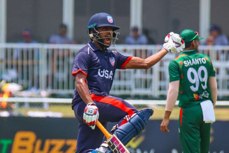 Indian-Origin Harmeet Singh and Corey Anderson Propel USA to 5-Wicket Victory Over Bangladesh • ProBatsman