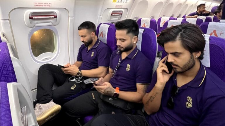 KKR diverted to Guwahati first and then Varanasi after failing to land in rainy Kolkata