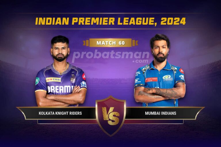 KKR vs MI Dream11 Prediction With Stats, Pitch Report & Player Record of IPL, 2024 For Match 60 • ProBatsman