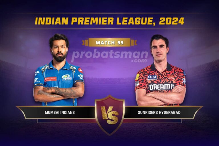 MI vs SRH Dream11 Prediction With Stats, Pitch Report & Player Record of IPL, 2024 For Match 55 • ProBatsman