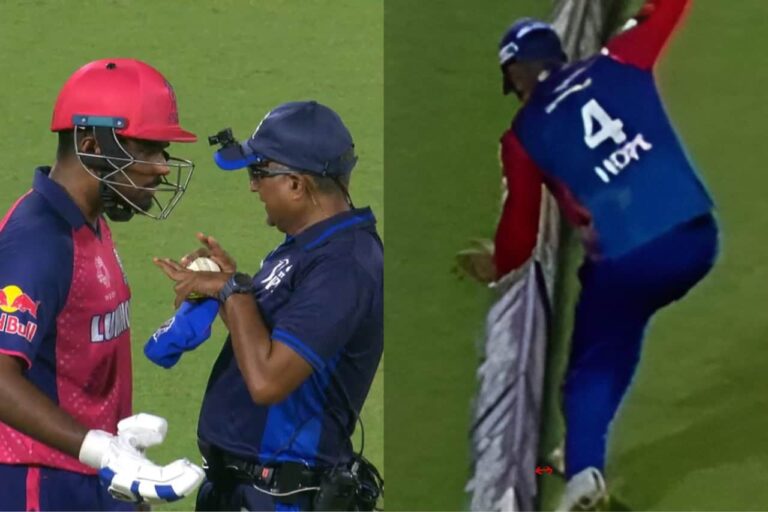 Out or Not Out? Internet Divided Over Sanju Samson’s Dismissal in DC vs RR Clash • ProBatsman