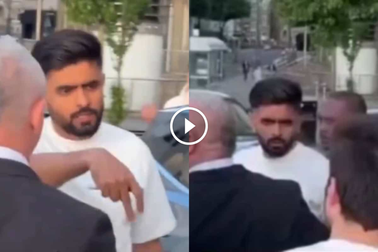 Pakistan Captain Babar Azam Loses Cool with Fans Insisting on Selfies In England, Video Goes Viral • ProBatsman